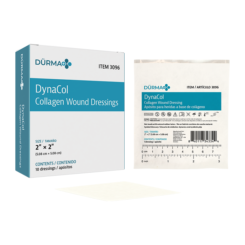 DynaCol Collagen Wound Dressing, 2" x 2"
