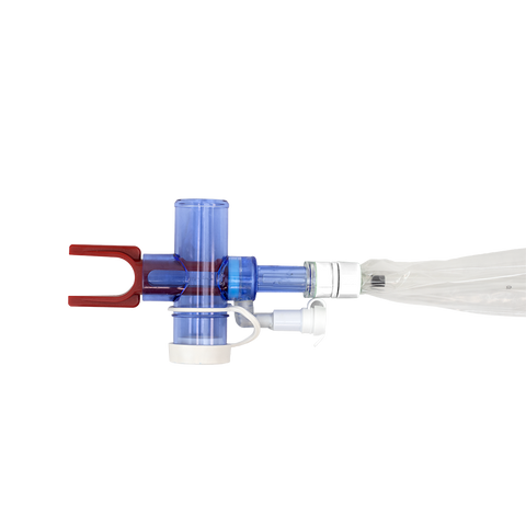 Vortex 72 Closed Suction Tracheal Catheter T-Piece, 12 Fr