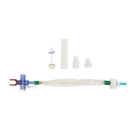 Vortex 72 Closed Suction Tracheal Catheter T-Piece, 14 Fr