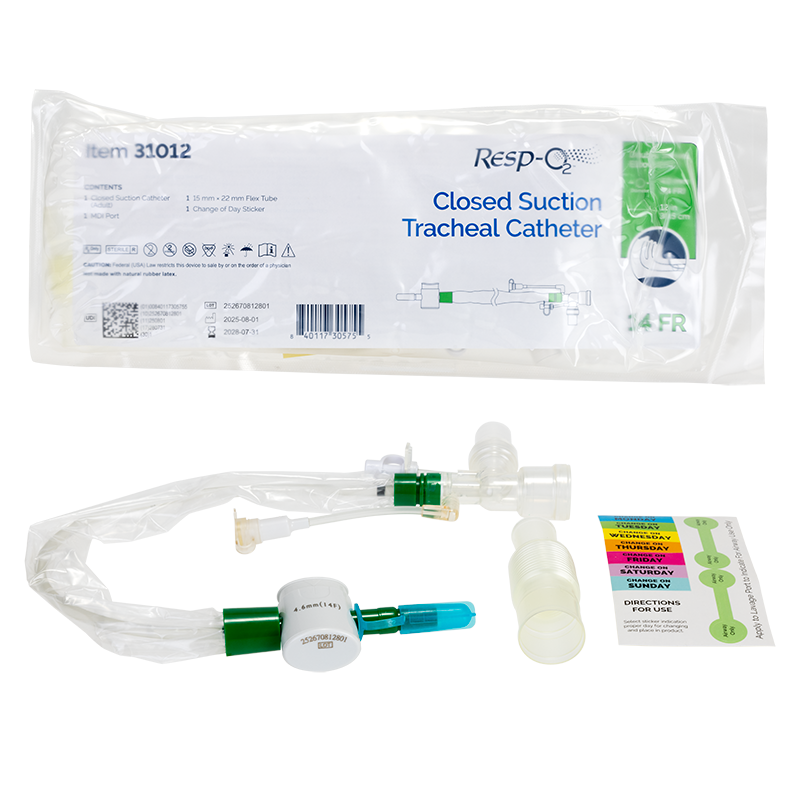 Closed Suction Tracheal Catheter w/ Double Swivel Elbow Code: 31012 Main image