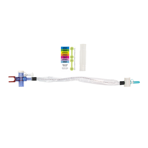 Vortex 72 Closed Suction Endotracheal Catheter, T-Piece, 10 Fr