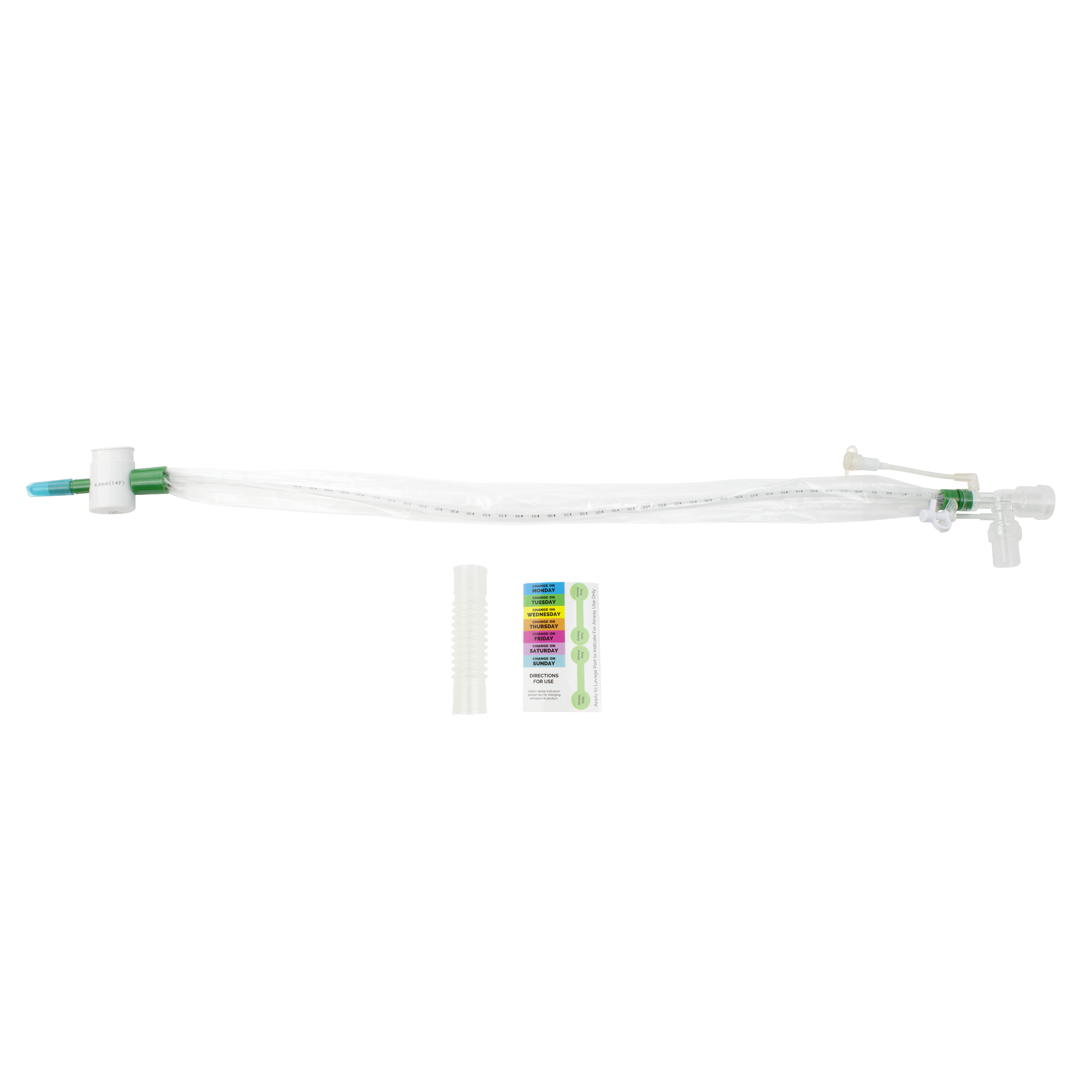 Closed Suction Endotracheal Catheter w/ Double Swivel Elbow Code: 31032