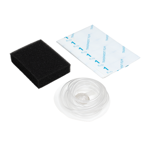 Small Foam Dressing Kit (4" x 2" foam), Suction bell w/ tubing, drape