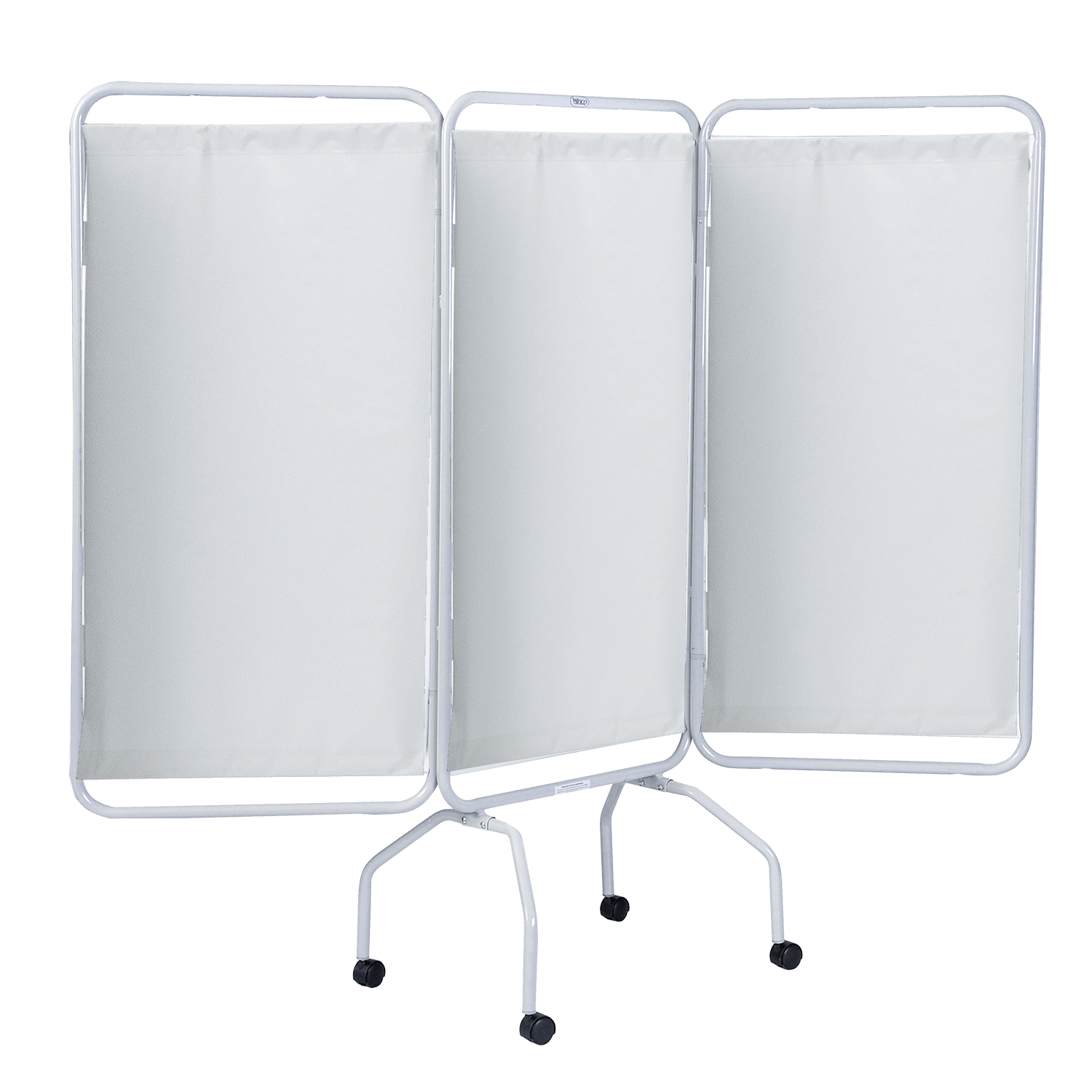 White Vinyl — Privess™ Basic 3 Panel Steel Frame Folding Screen - White Vinyl Secondary image