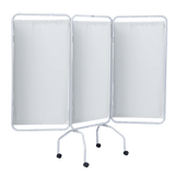 Sure-Chek® Color Vinyl — Privess™ Basic 3 Panel Steel Frame Folding Screen - Sure-Chek® Co - folded
