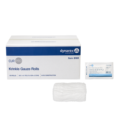Dynarex Krinkle Gauze Roll - Sterile 4.5" x 4.1 yd