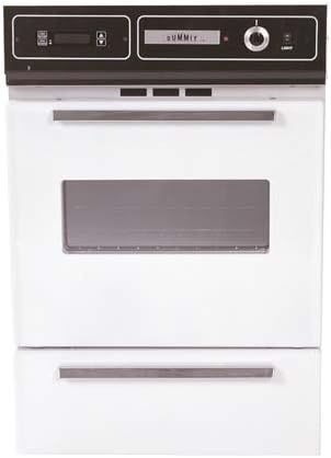 Bisque gas wall oven with electronic ignition, digital clock/timer, and oven window for cutouts 22 3/8" wide by 34 1/8"