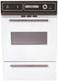 Bisque gas wall oven with electronic ignition, digital clock/timer, and oven window for cutouts 22 3/8" wide by 34 1/8"
