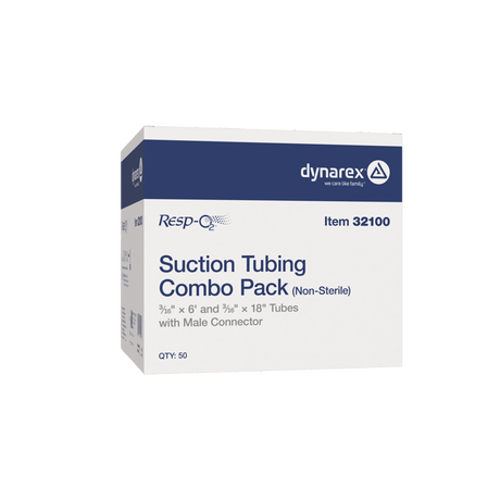 Suction Connection Tubing w/ Male Connecting, Non-Conductive