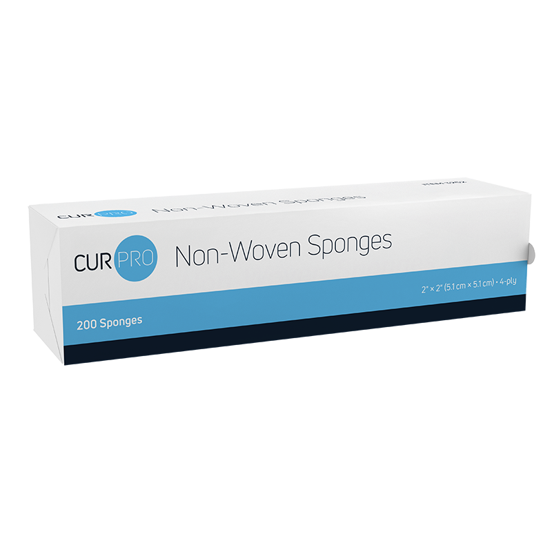 Non-Woven Gauze Sponges, 4-Ply