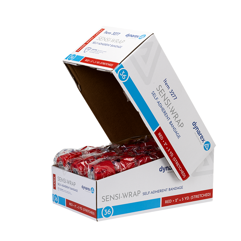 Sensi Wrap, Self-Adherent, 2" x 5 yd Red
