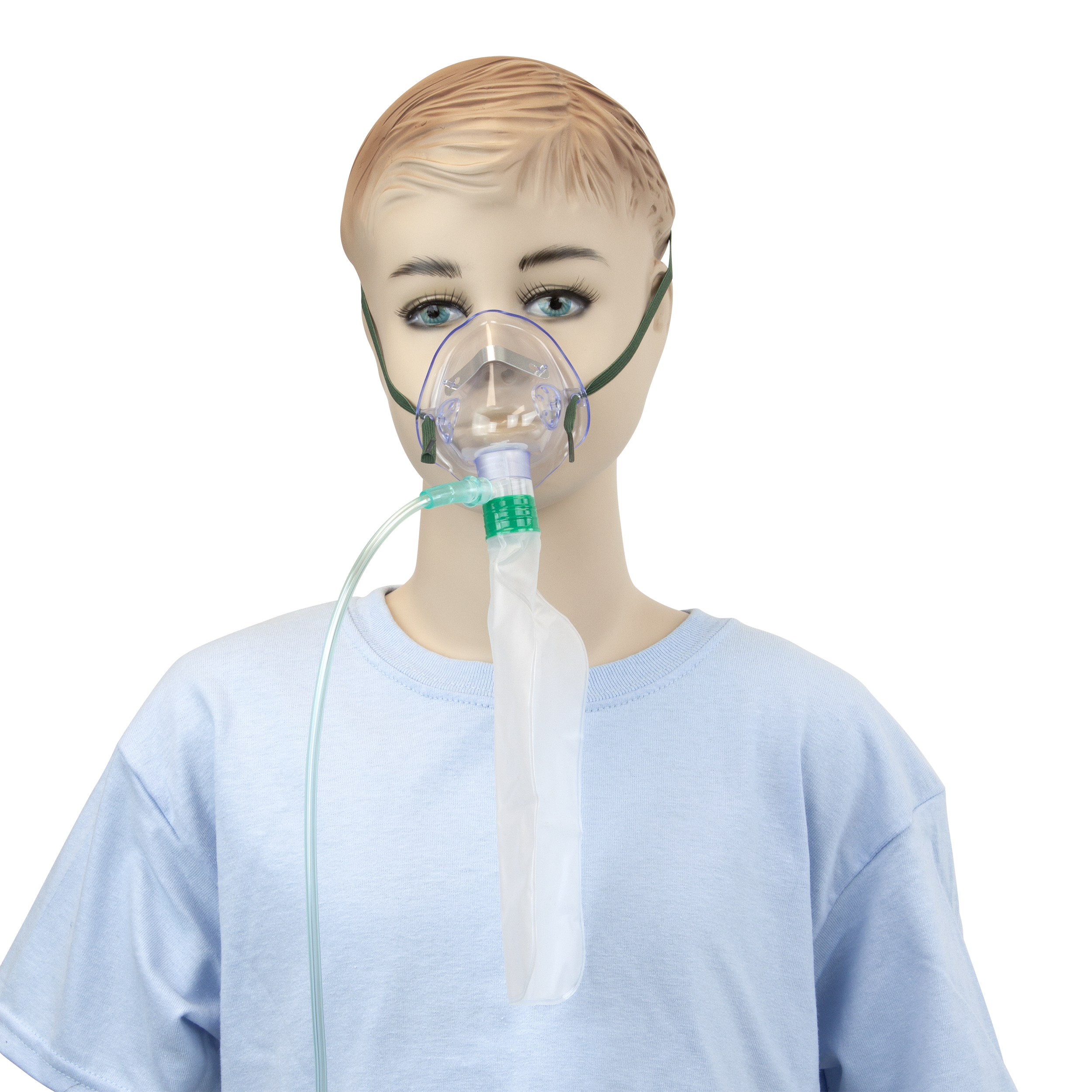O2 High-Concentration Standard Mask w/ 7' (2.1 m) tubing Code: 33010