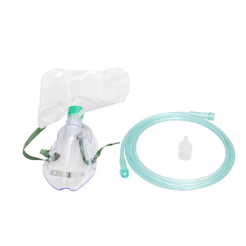 Dynarex 3-in-1 Elongated Mask w/ 7' (2.1 m) tubing, 1000 ml Reservoi
