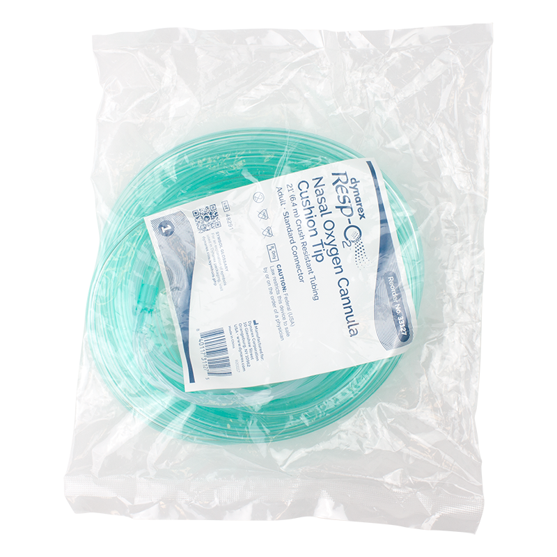 Nasal Oxygen Cannula Cushion Tip w/ 21' (6.4 m) Crush Resist Code: 33127 Main image