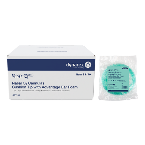 Nasal Oxygen Cannula - Cushion Tip w/ Advantage Ear Foam