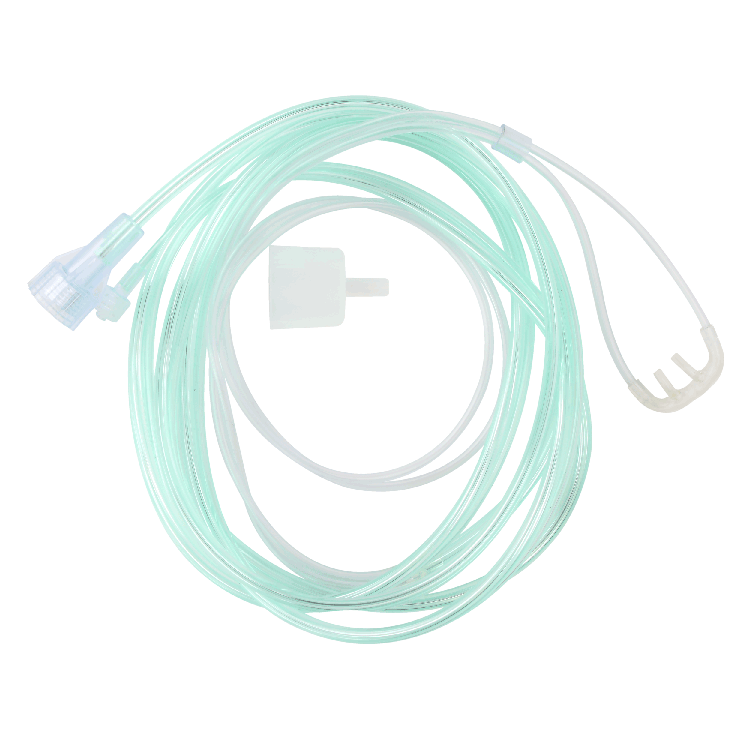 EtCO2 Nasal Sampling Cannula w/ 7' (2.1 m) Tubing w/ Male Lu Code: 33194