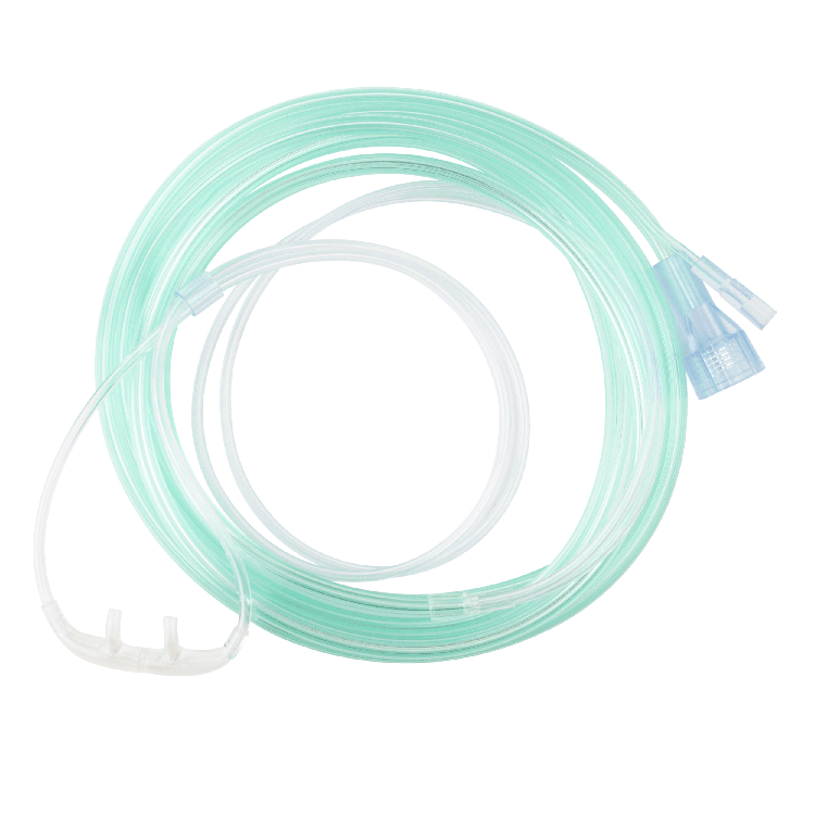 EtCO2 Nasal Sampling Cannula w/ 7' (2.1 m) Tubing w/ Female Code: 33196 Main image