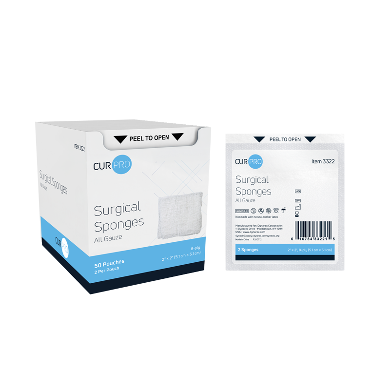 Dynarex Surgical Gauze Sponges - Sterile