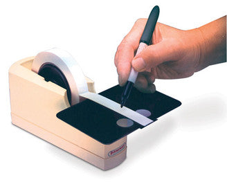 Bowman Dispensers Write-On Single Label Tape Dispenser