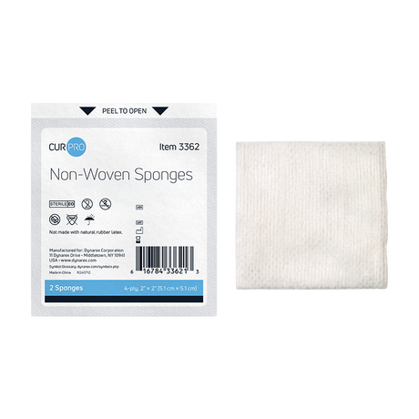 Non-Woven Gauze Sponges, 4-Ply