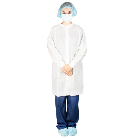 Lab Coat without Pockets Large, White