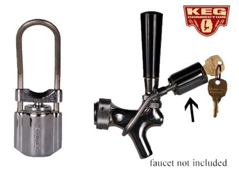Accucold Tap lock for kegerator faucet with two keys included