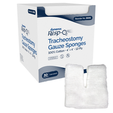 Tracheostomy Gauze Sponges, 100% Cotton Code: 35051