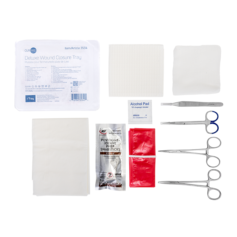 Dynarex Deluxe Wound Closure Trays