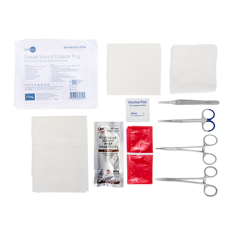 Dynarex Deluxe Wound Closure Trays