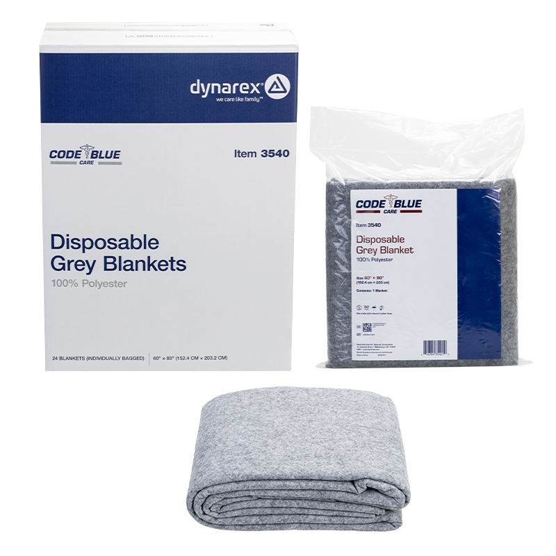 Disposable Grey Blanket - 100% Polyester Code: 3540 Main image