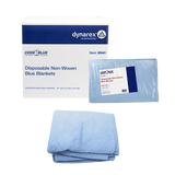 Disposable Blue Non-Woven Blanket