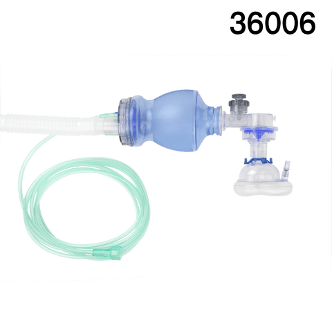 Manual Pulmonary Resusitator (MPR), Mask, Reservoir Tubing (Case of 6)