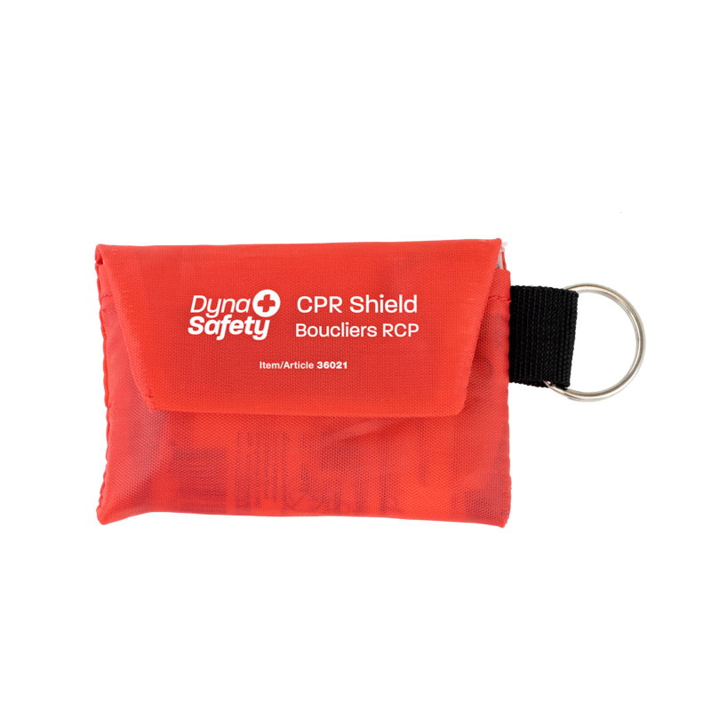 CPR Face Shield in Soft Case w/ One-Way Valve, Barrier Filte