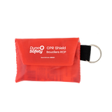 CPR Face Shield in Soft Case w/ One-Way Valve, Barrier Filte