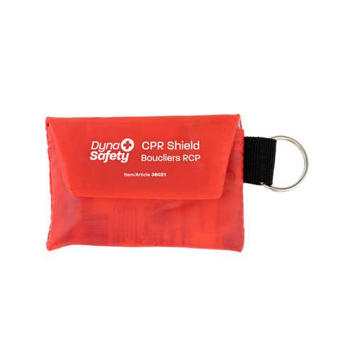 CPR Face Shield in Soft Case w/ One-Way Valve, Barrier Filte