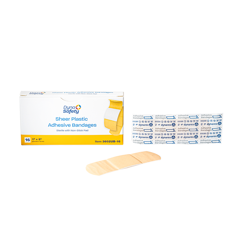 Sheer Plastic Adhesive Bandages - Sterile Code: 3602UB-16 Main image