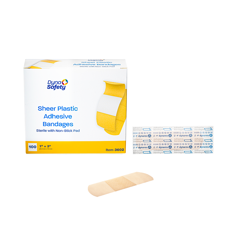 Sheer Plastic Adhesive Bandages - Sterile Code: 3602 Main image