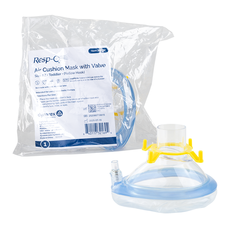 Air Cushion Mask Size w/ Valve #2 (Yellow Hook) Code: 36032 Main image