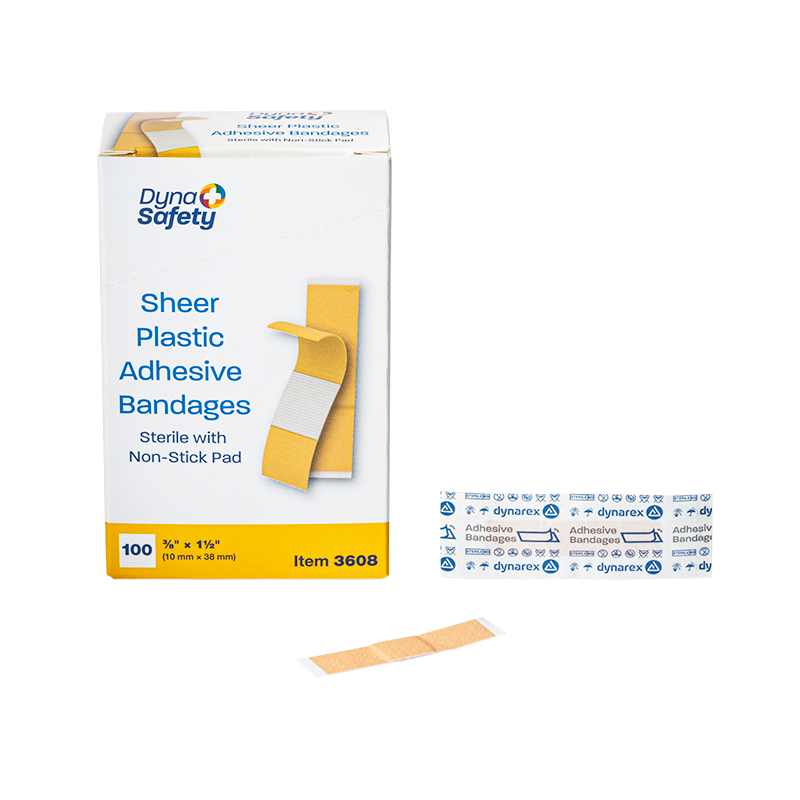 Sheer Plastic Adhesive Bandages - Sterile Code: 3608 Main image