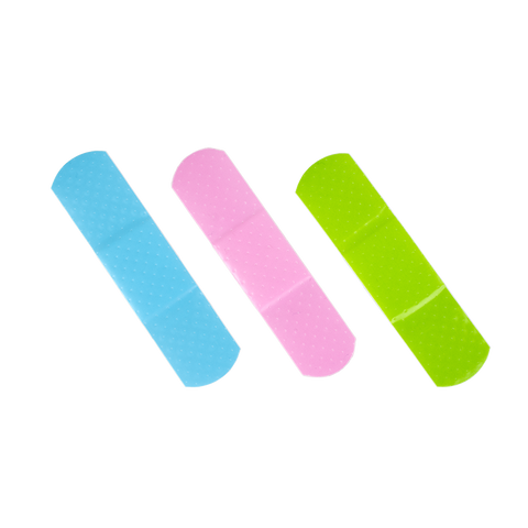 Adhesive Plastic NEON Bandages, 3/4" x 3"