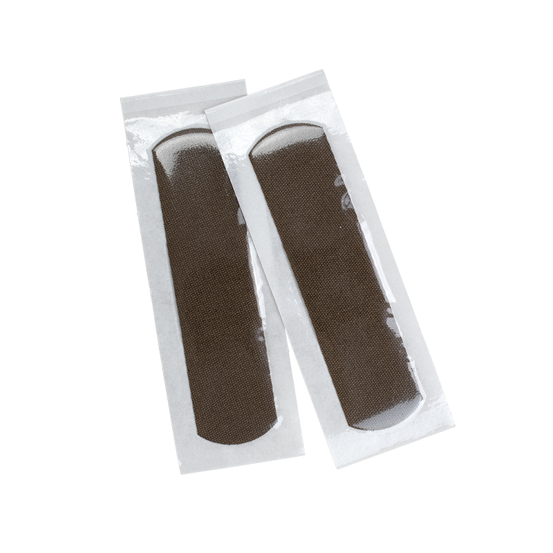 ColorFit Adhesive Fabric Bandages - Dark Brown, 3/4" x 3"