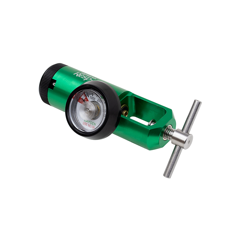 CGA 870 Mini Oxygen Regulator - 0-4 LPM Code: 36354 Main image