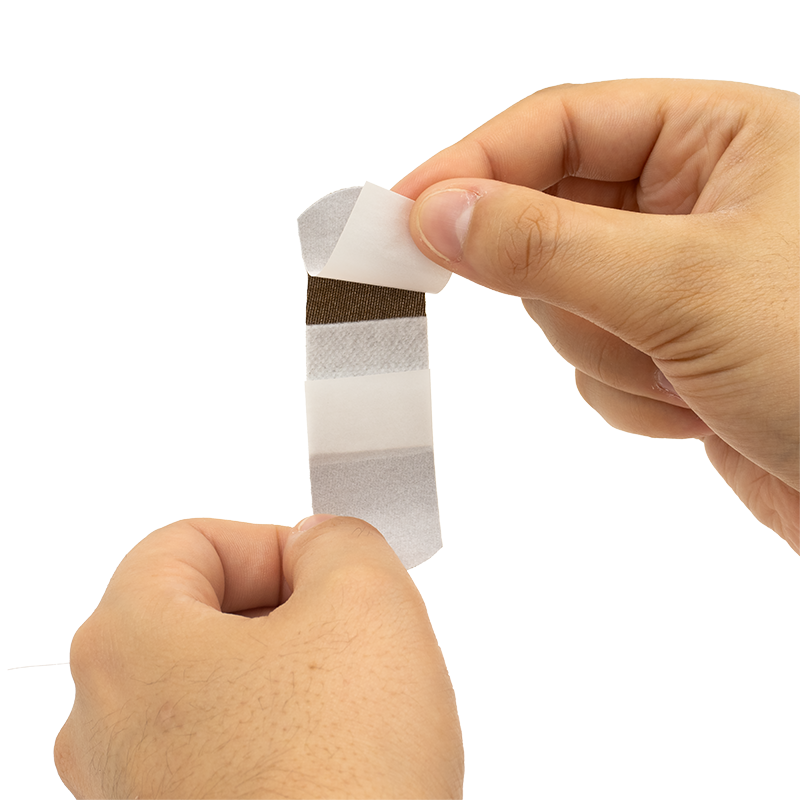 ColorFit Adhesive Fabric Bandages - Dark Brow, 1" x 3" Main image