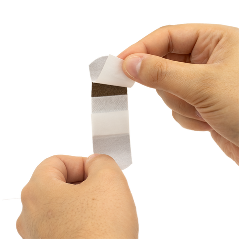 ColorFit Adhesive Fabric Bandages - Dark Brow, 1" x 3"