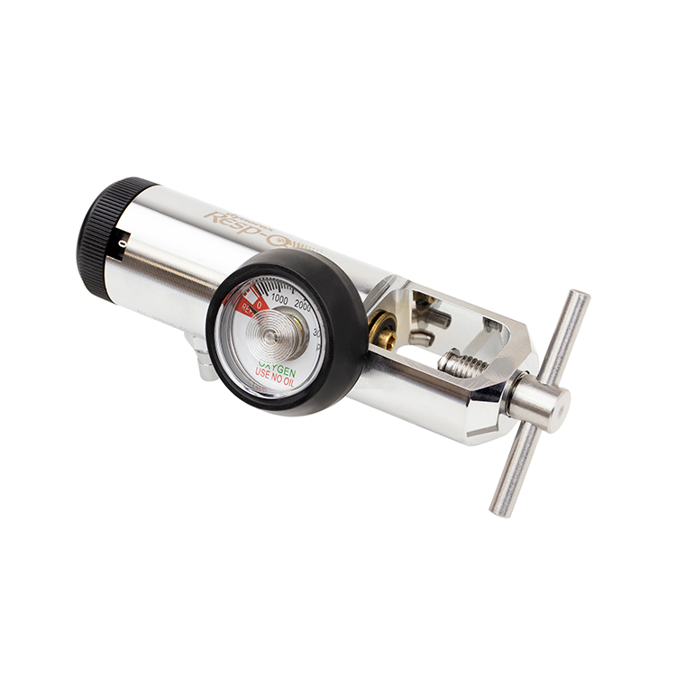CGA 870 Oxygen Regulator - All Brass - 0-25 LPM Code: 36360