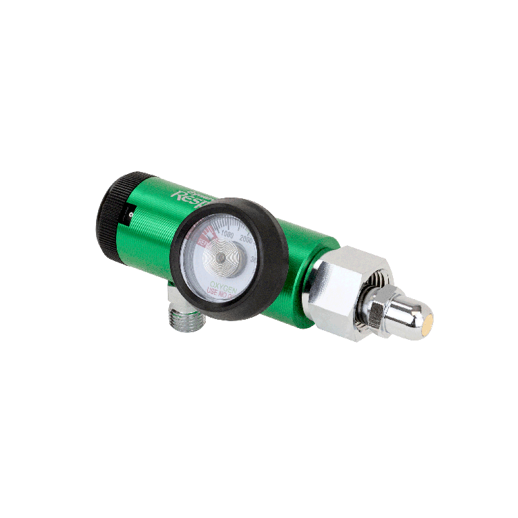 CGA 540 Style Mini Oxygen Regulator - 0-8 LPM Code: 36373 Main image