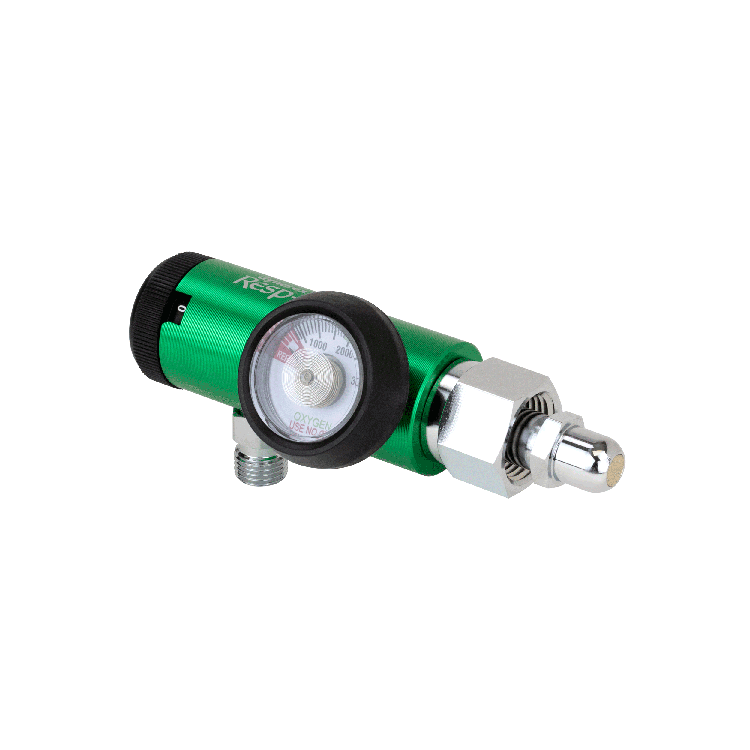 CGA 540 Style Mini Oxygen Regulator - 0-15 LPM Code: 36374