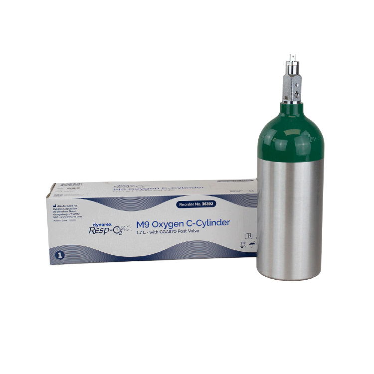 Oxygen Cylinders w/ CGA 870 Post Valve Secondary image
