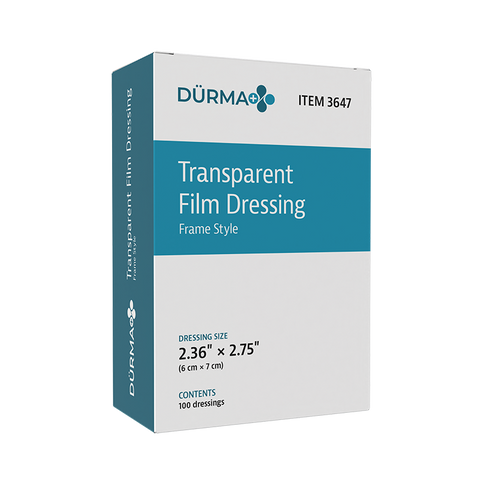 Transparent Film Dressing Frame Style, 6 x 7 cm