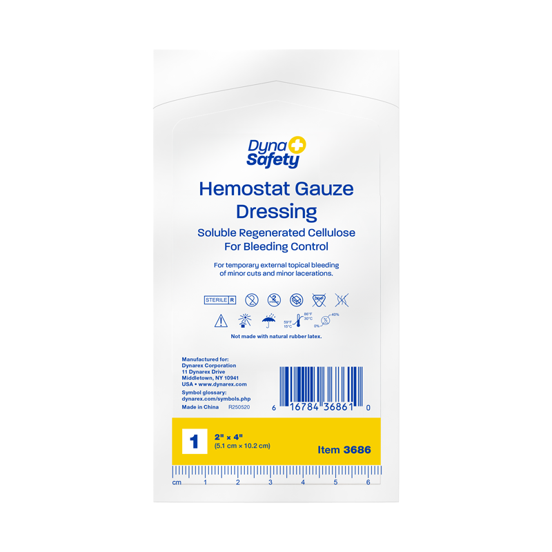 Dynarex Hemostat Gauze Dressing